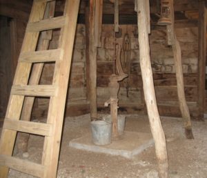 Ladderwell inside the Round Barn